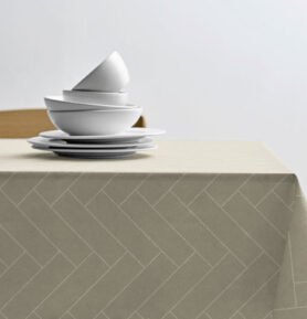 Södahl Kuchyňský ubrus 140x220 Tiles Damask Eucalyptus