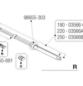 Napínací tyč Fiamma F35 220cm