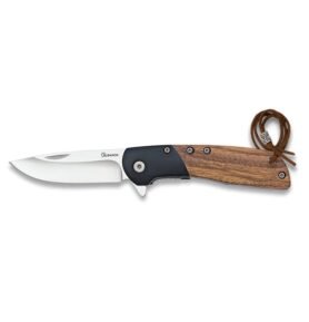 Albainox nůž zavírací BLACK ZEBRA hladké ostří