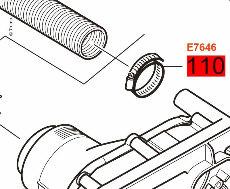 TRUMA Hadicová svorka 20 - 32 mm