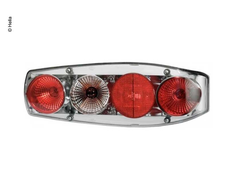 Hella Caraluna II pravé zadní světlo chromované s couvacím světlem