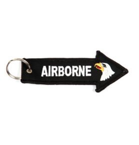 FOSTEX klíčenka AIRBORNE ČERNÁ