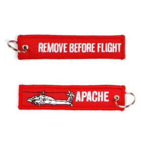 FOSTEX klíčenka REMOVE BEFORE FLIGHT / APACHE