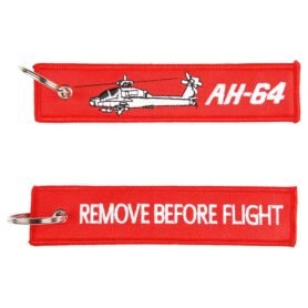 FOSTEX klíčenka REMOVE BEFORE FLIGHT / AH-64
