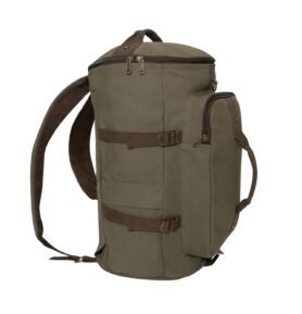 ROTHCO taška/batoh/vak CONVERTIBLE 19" plátěná ZELENÁ/HNĚDÁ