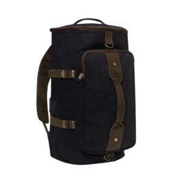 ROTHCO taška/batoh/vak CONVERTIBLE 19" plátěná ČERNÁ/HNĚDÁ