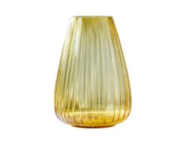Bitz Skleněná váza Kusintha 22 cm Amber