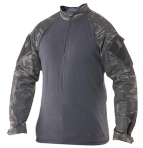 Košile taktická COMBAT TRU 1/4 ZIP MULTICAM BLACK® vel. XL-L