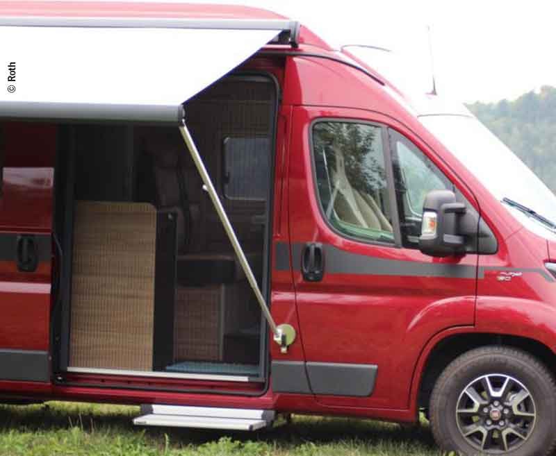 REIMO Multifixový držák patek markýzy pro Thule, přísavný držák, sada 2 kusů