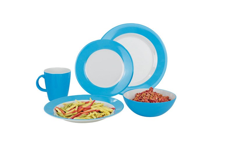Melaminová sada nádobí Gimex RAINBOW BLUE