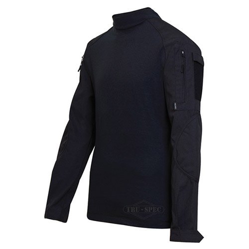 Košile taktická COMBAT rip-stop ČERNÁ vel. XS-R