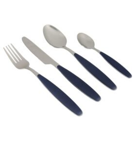 Sada příborů Gimex pro 4 osoby - různé barvy Barva: Tmavě modrá