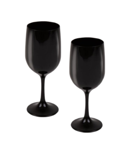 Sklenice na víno Camp4 černá 2 ks