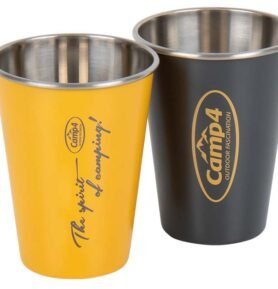 Sada 2 hrnků z nerezové oceli Camp4 HARMONY 500ml