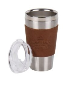 Nerezový termohrnek s víkem HOLIDAY TRAVEL