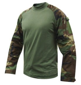 Košile taktická COMBAT Cordura rip-stop WOODLAND vel. XL-L