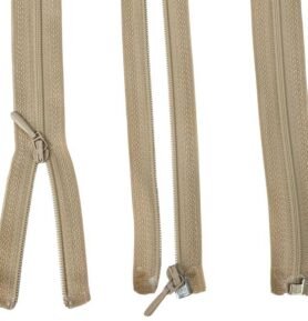 REIMO Zip 50 cm, dělitelný - odnímatelný, béžový, plastový