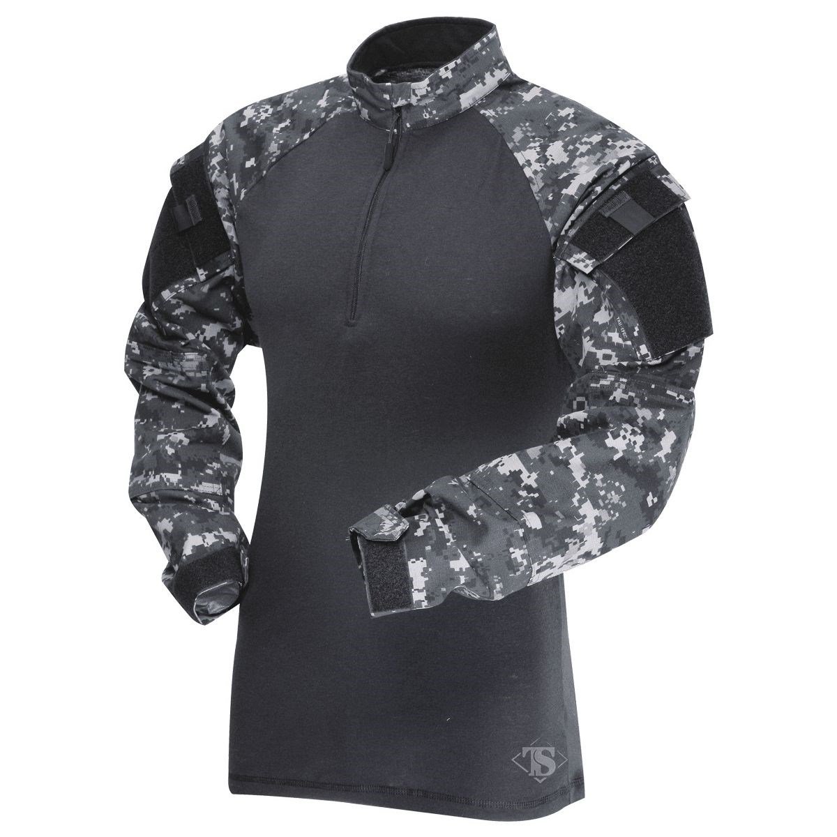 Košile taktická COMBAT TRU 1/4 ZIP URBAN DIGITAL/ČERNÁ vel. XS-R
