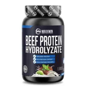 MAXXWIN BEEF PROTEIN HYDROLYZATE čoko - máta 1500 g