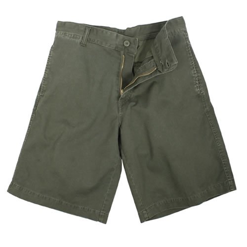 Kraťasy VINTAGE předeprané ZELENÉ vel. 30