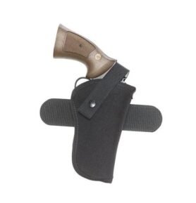 DASTA pouzdro na revolver 4" opaskové boční s ocelovou sponou