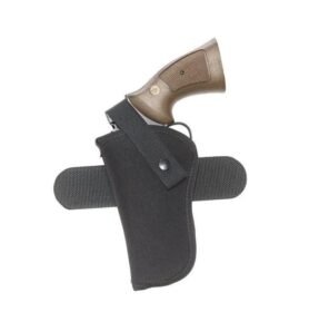 DASTA pouzdro na revolver 4" opaskové boční s ocelovou sponou LEVÉ