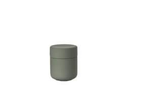 Zone Denmark Kameninová dóza s víkem Ume Olive green