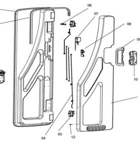 DOMETIC Sada rozpěrných nýtů (13 kusů) CaraD-R světle šedá