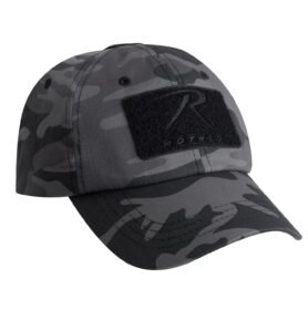 ROTHCO čepice TACTICAL BLACK CAMO