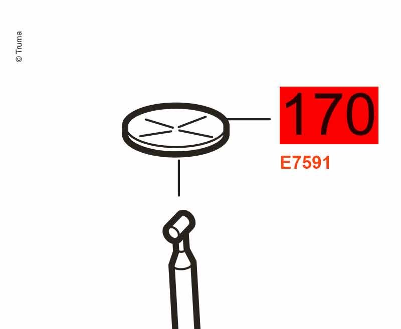 TRUMA Tlačítko průchodky