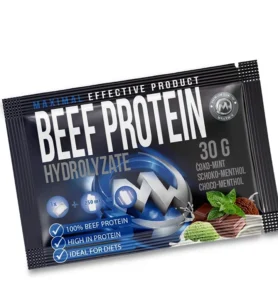 MAXXWIN BEEF PROTEIN HYDROLYZATE čoko - máta 30 g