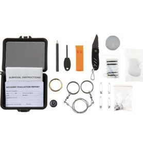 MFH souprava pro přežití KPZ s příslušenstvím 12x10x3,5 cm ZELENÁ