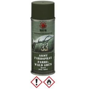 MFH barva ARMY ve spreji 400ml WALD ZELENÁ