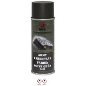MFH barva ARMY ve spreji 400ml RAL 6014 MATT ZELENÁ