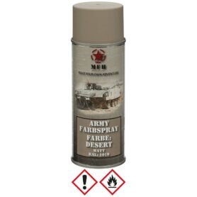MFH barva ARMY ve spreji 400ml RAL 1019 MATT DESERT