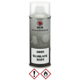 MFH barva ARMY ve spreji 400ml LAK ČIRÝ MATNÝ