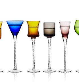 Lyngby Glas Sklenice na panáka London (sada 6 ks)