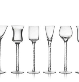 Lyngby Glas Sklenice na panáka Roma (sada 6 ks)