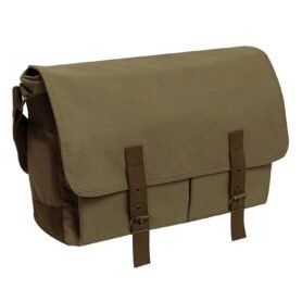 ROTHCO taška MESSENGER DELUXE Vintage plátěná ZELENÁ
