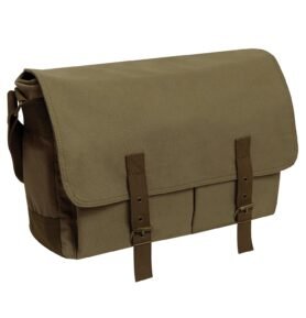 ROTHCO taška MESSENGER DELUXE Vintage plátěná ZELENÁ
