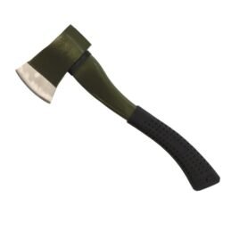 MFH sekera DELUXE FIBERGLASS 38cm s gumovou rukojetí ZELENÁ