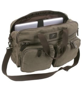 ROTHCO taška/batoh víceúčelová plátěná BRIEFCASE ZELENÁ