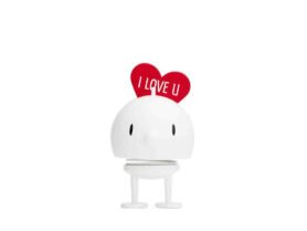 Figurka Hoptimist Love Bumble M Bílá