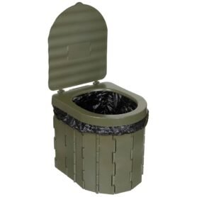 FOX Outdoor toaleta CAMPING skládací přenosná ZELENÁ