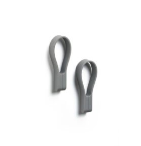 Zone Denmark Magnetické poutko na ručníky (sada 2 ks) Grey