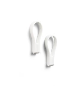 Zone Denmark Magnetické poutko na ručníky (sada 2 ks) White