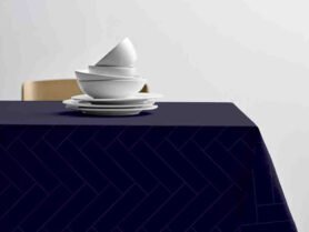 Södahl Kuchyňský ubrus 140x220 Tiles Damask Indigo