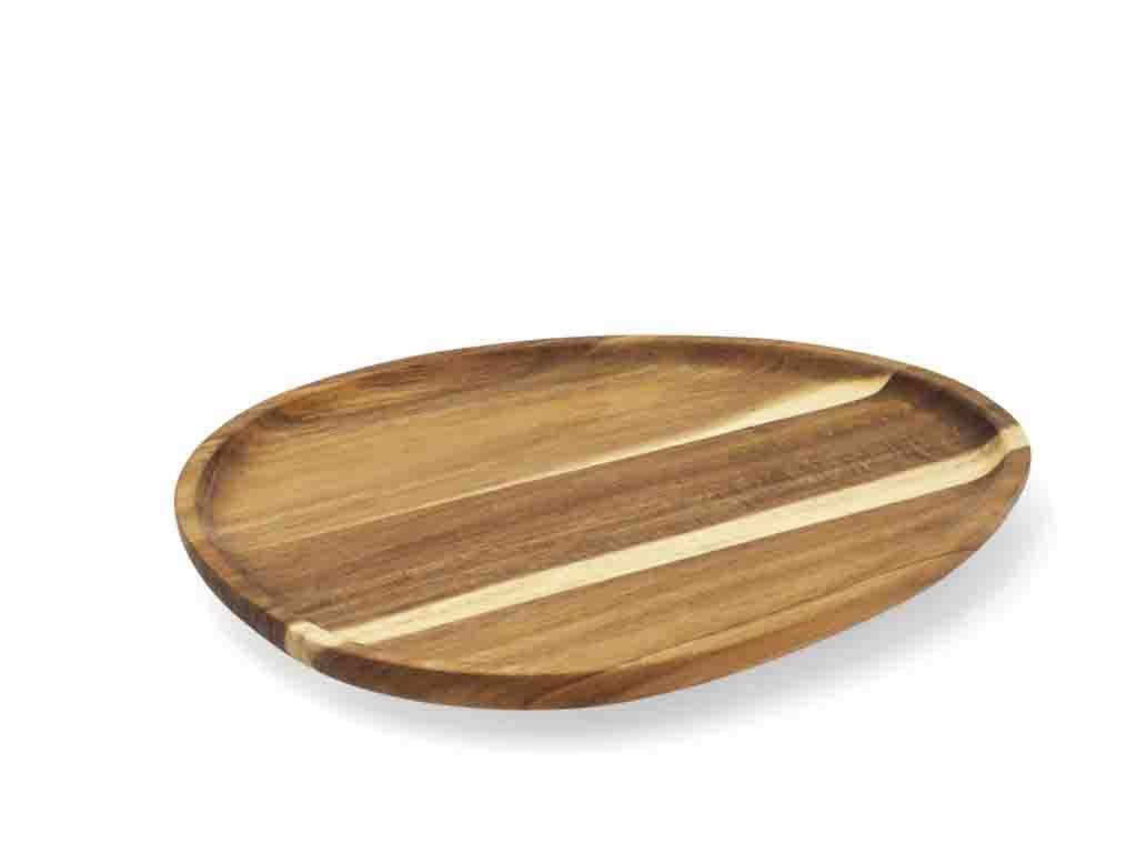 Holm Akáciové servírovací tác 30x24,5x1,5 cm