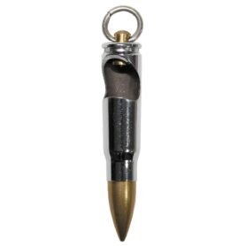 MFH přívěšek na klíče / otvírák na lahve patrona AK-47 stříbrný