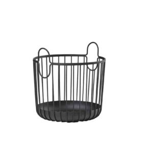 Zone Denmark Úložný kovový košík Inu Black 20x20 cm